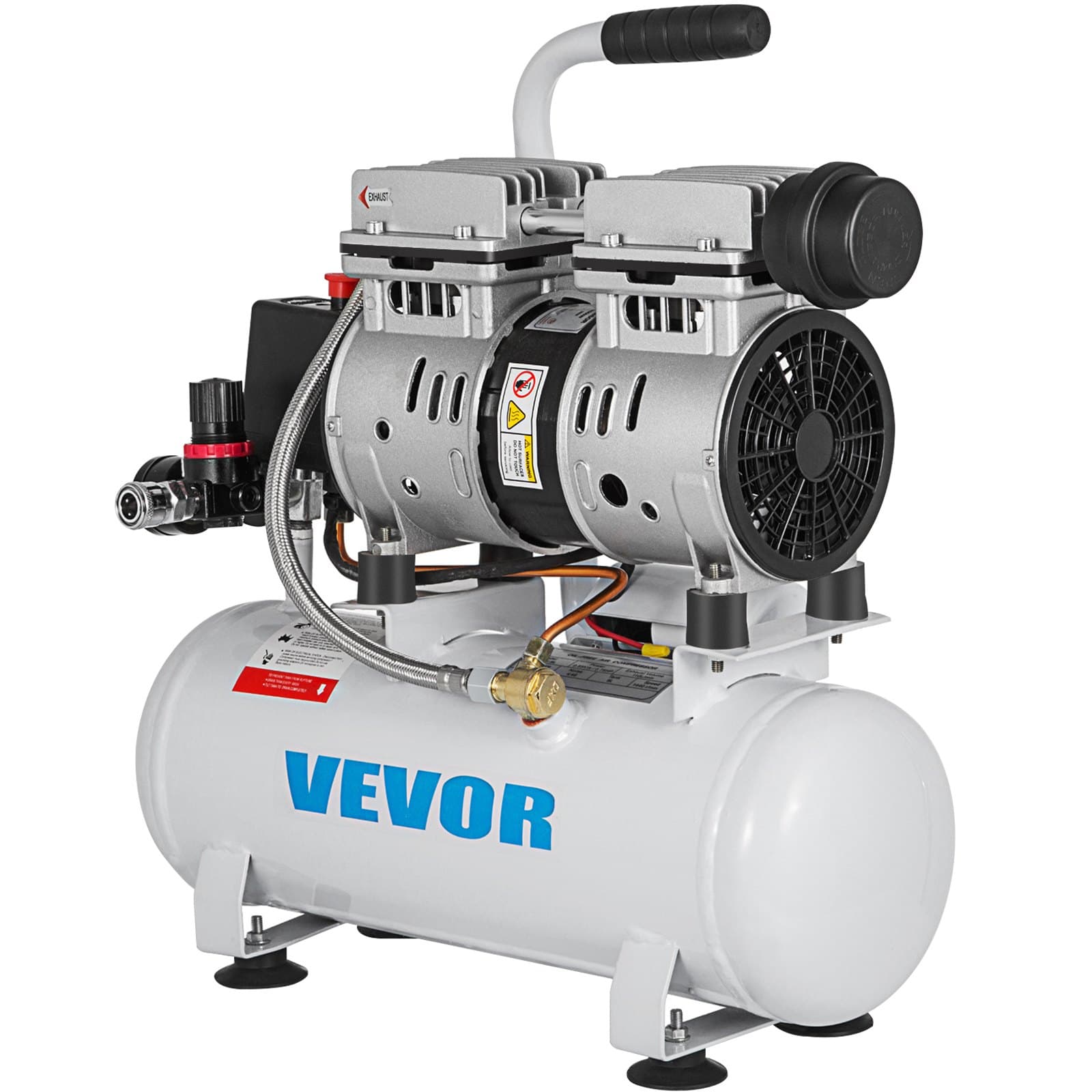 Безмаслен въздушен компресор 9 L, 550 W