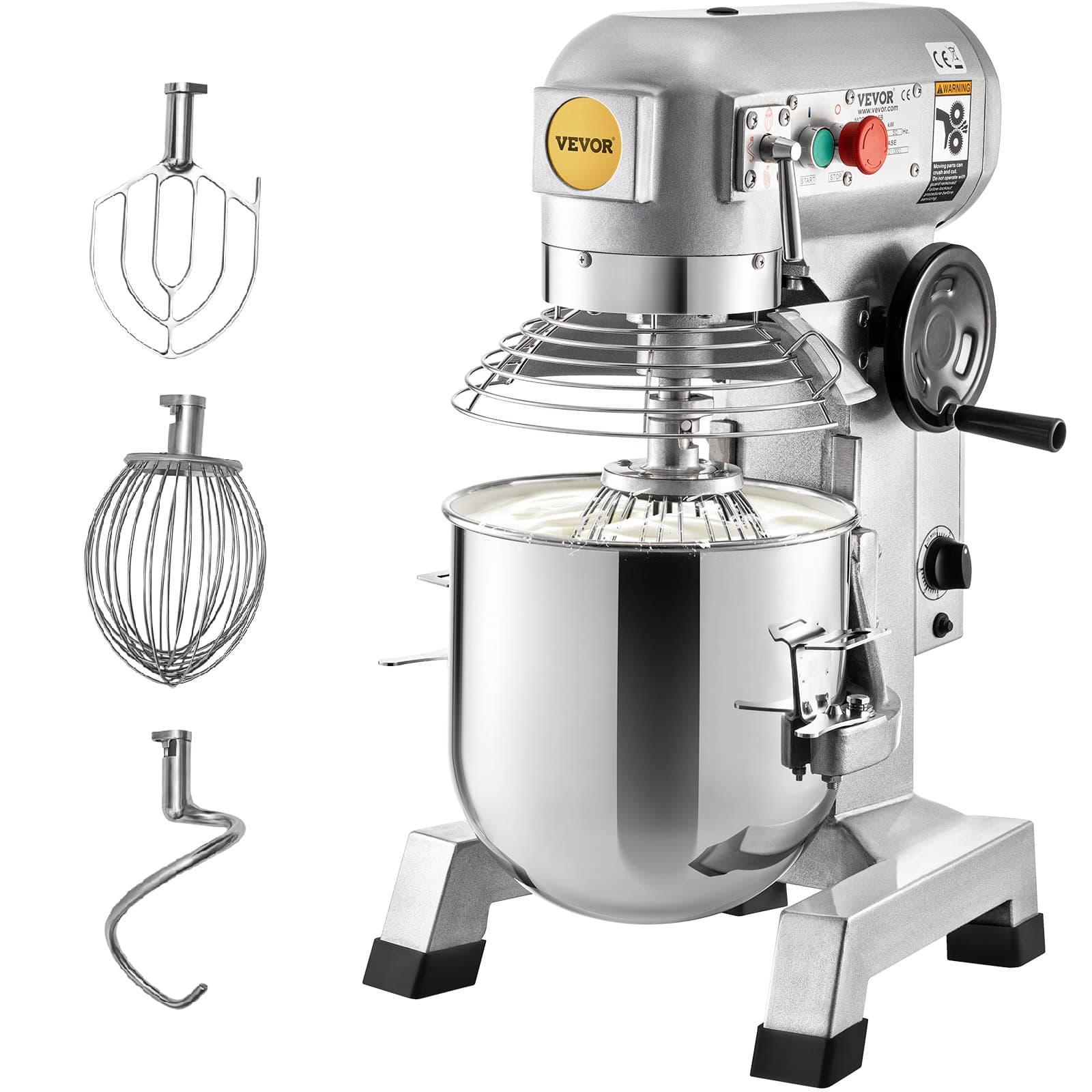 Миксер със стойка 15 л, три скорости, 850 W
