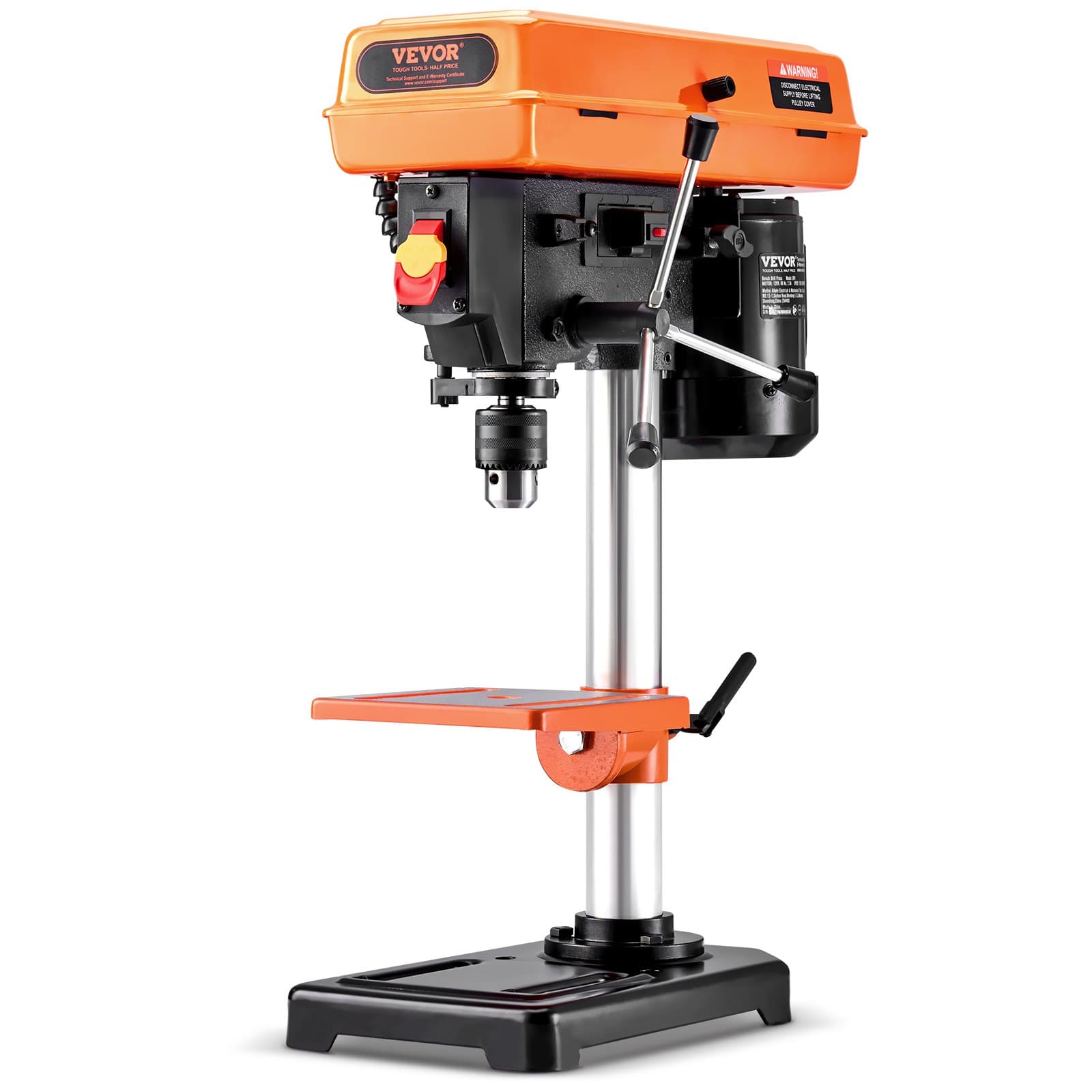 Настолна бормашина 500 W, 5 скорости, накланяща се маса