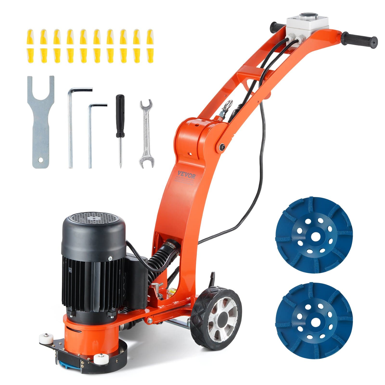 Подова шлайфмашина за бетон 2 HP, диск 180 мм