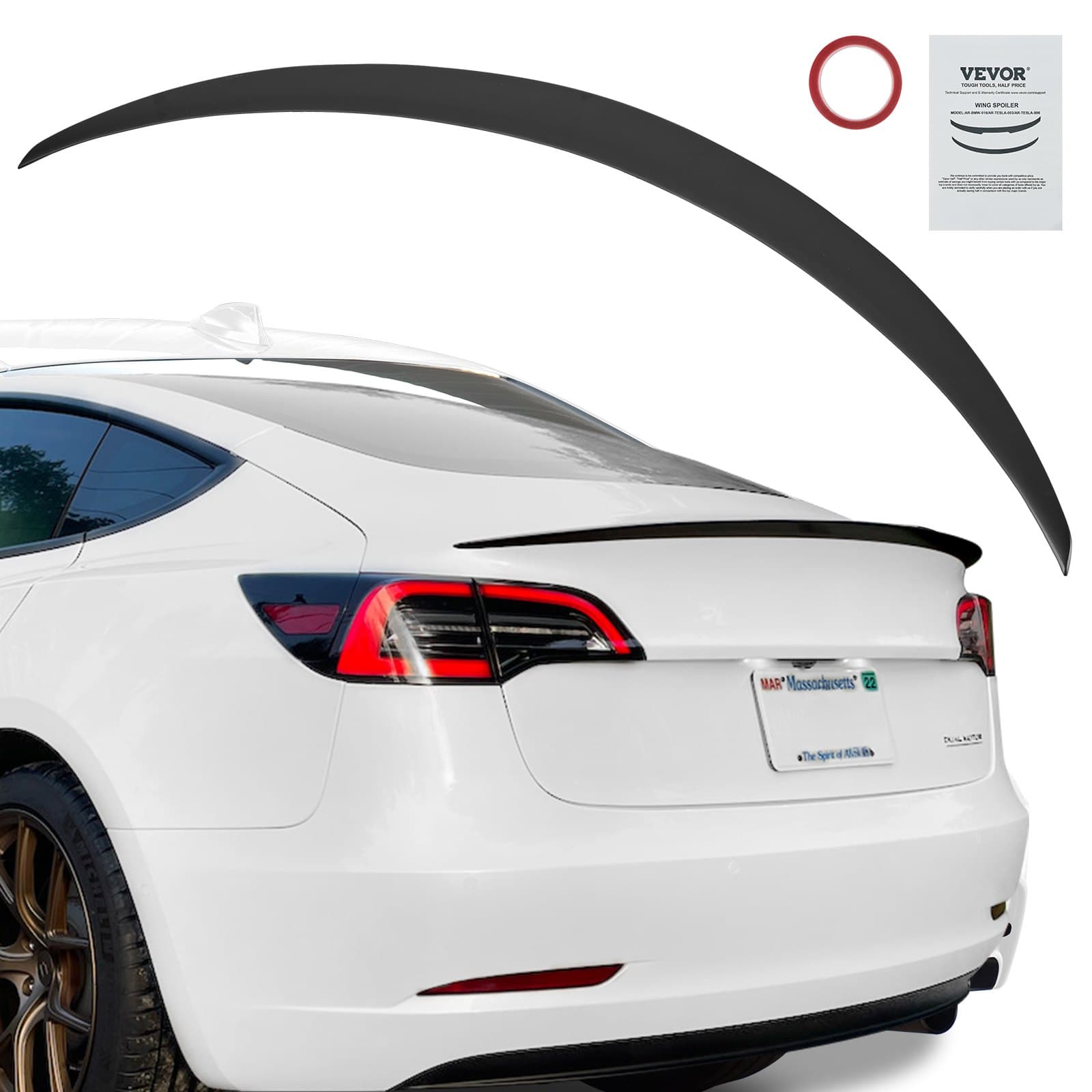 Спойлер GT Wing за Tesla Model 3, 122 см
