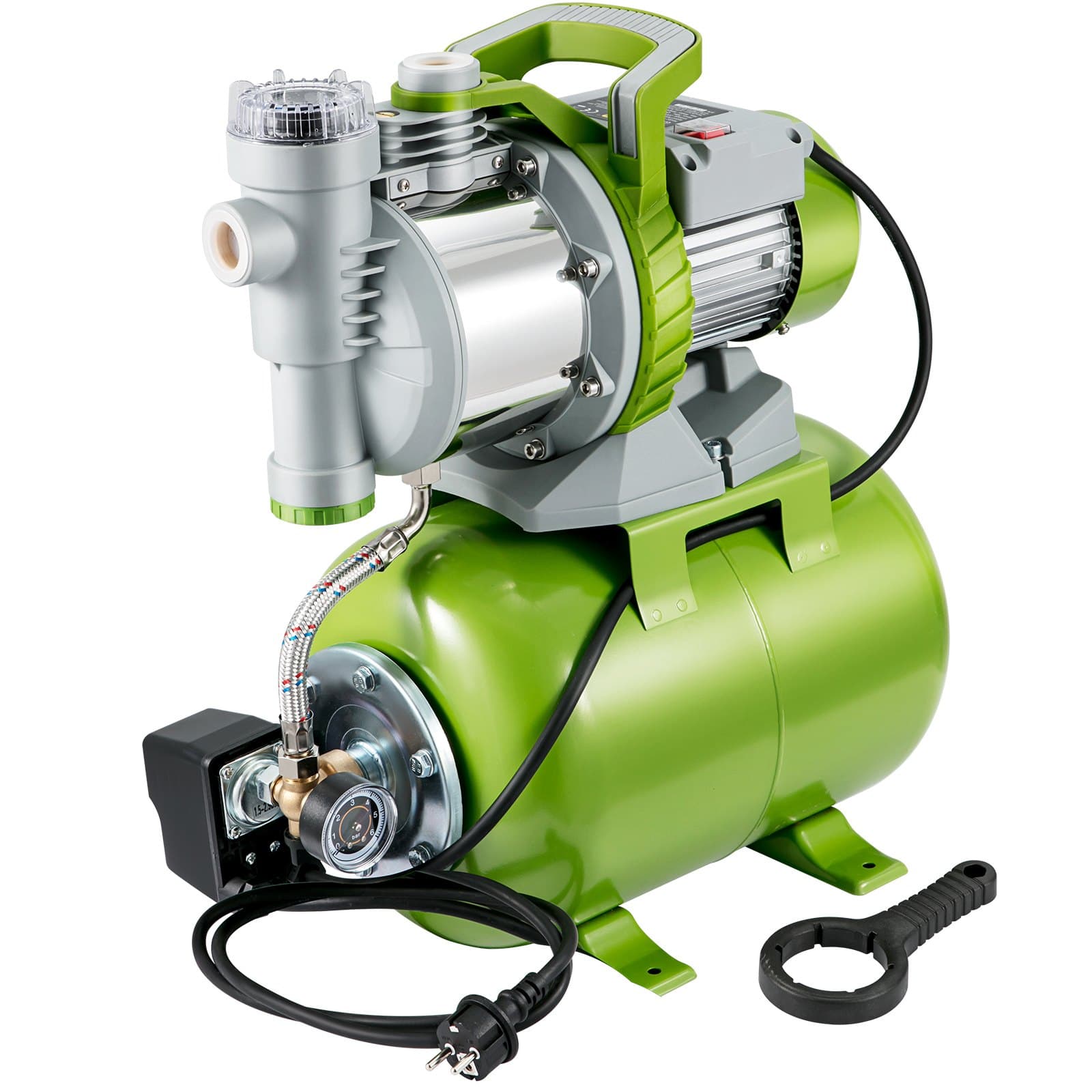 Хидрофорна помпа с предфилтър, 1300 W, 230 V, 4200 л/ч