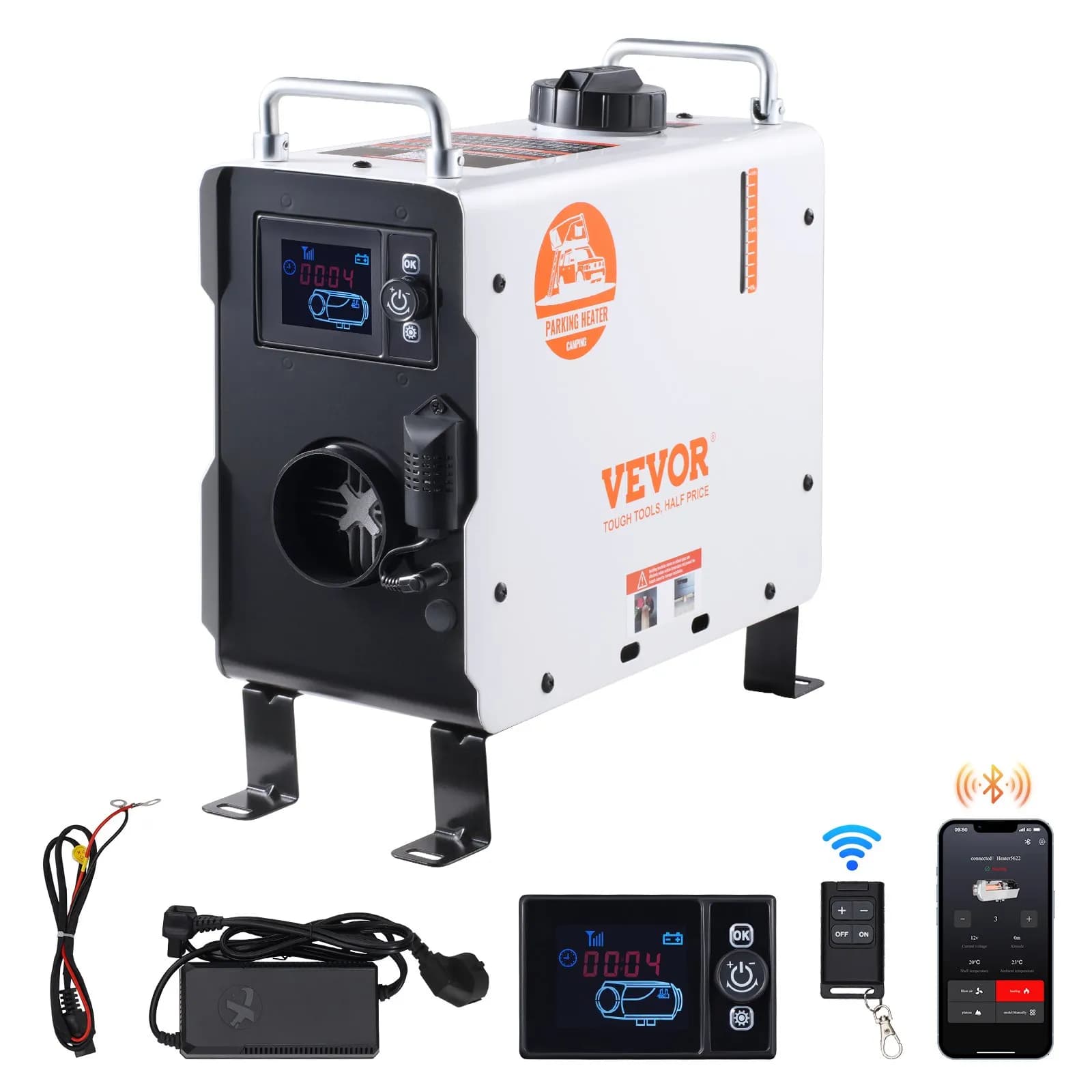 Дизелов въздушен отоплител 2 kW, 12/24 V