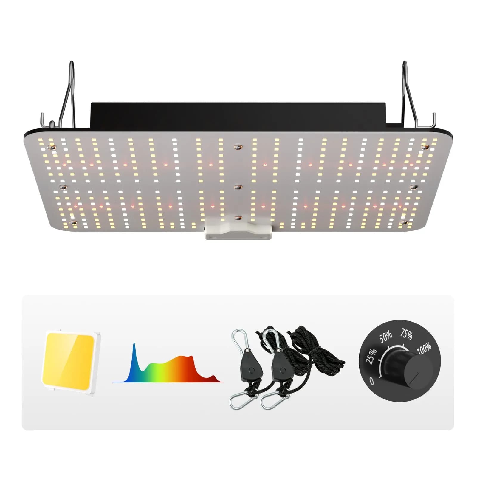 LED лампа за растения 200 W със стъпков димер