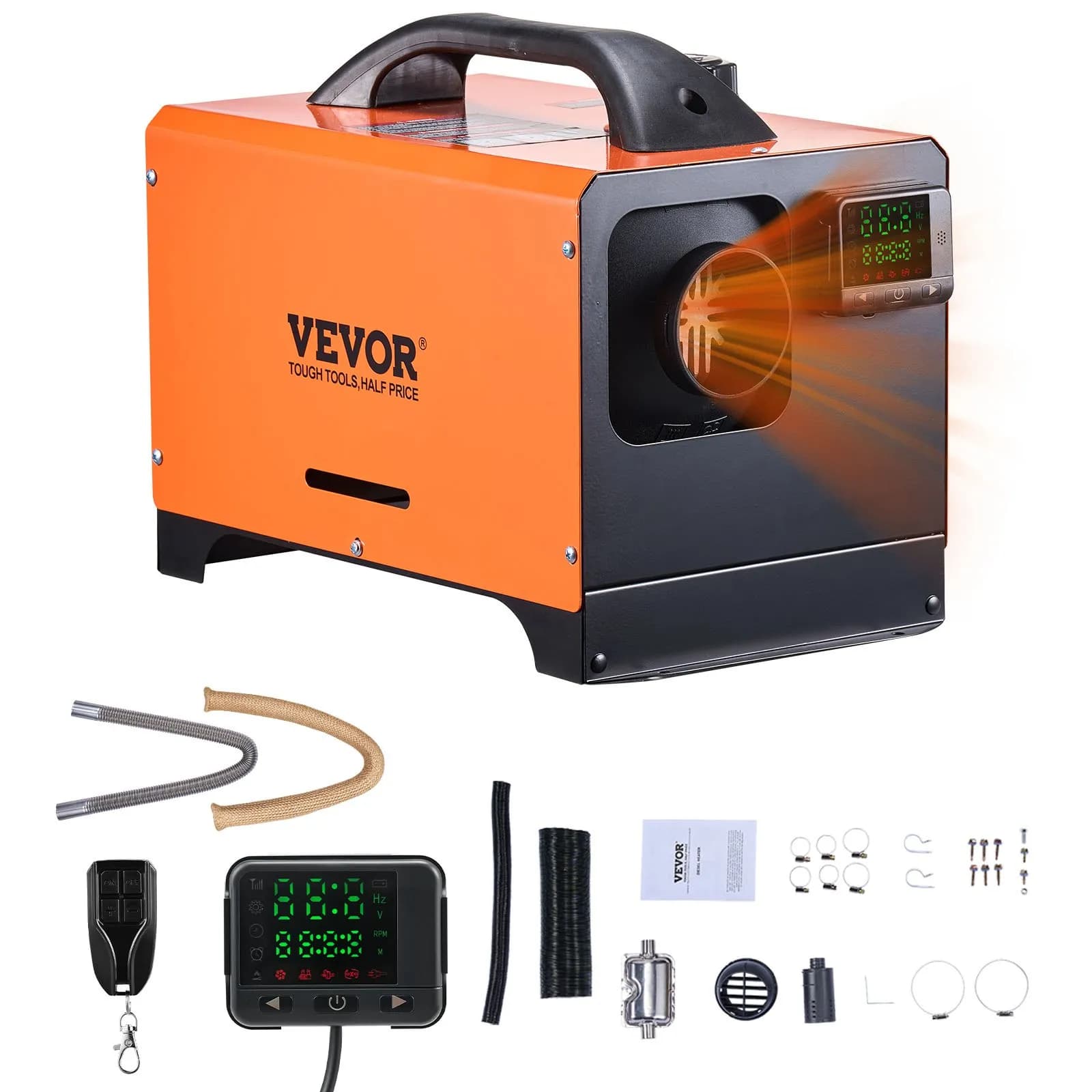 Преносим дизелов отоплител 8 kW 12 V/24 V с резервоар 5 л