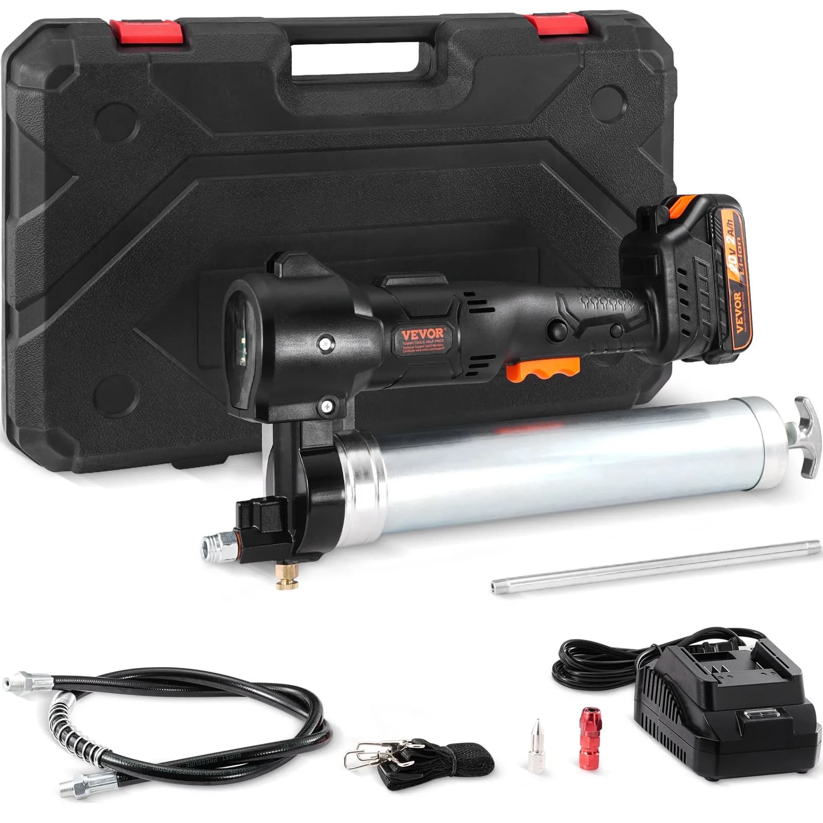 Акумулаторна гресьорка 20 V, 10000 PSI, 2,0 Ah