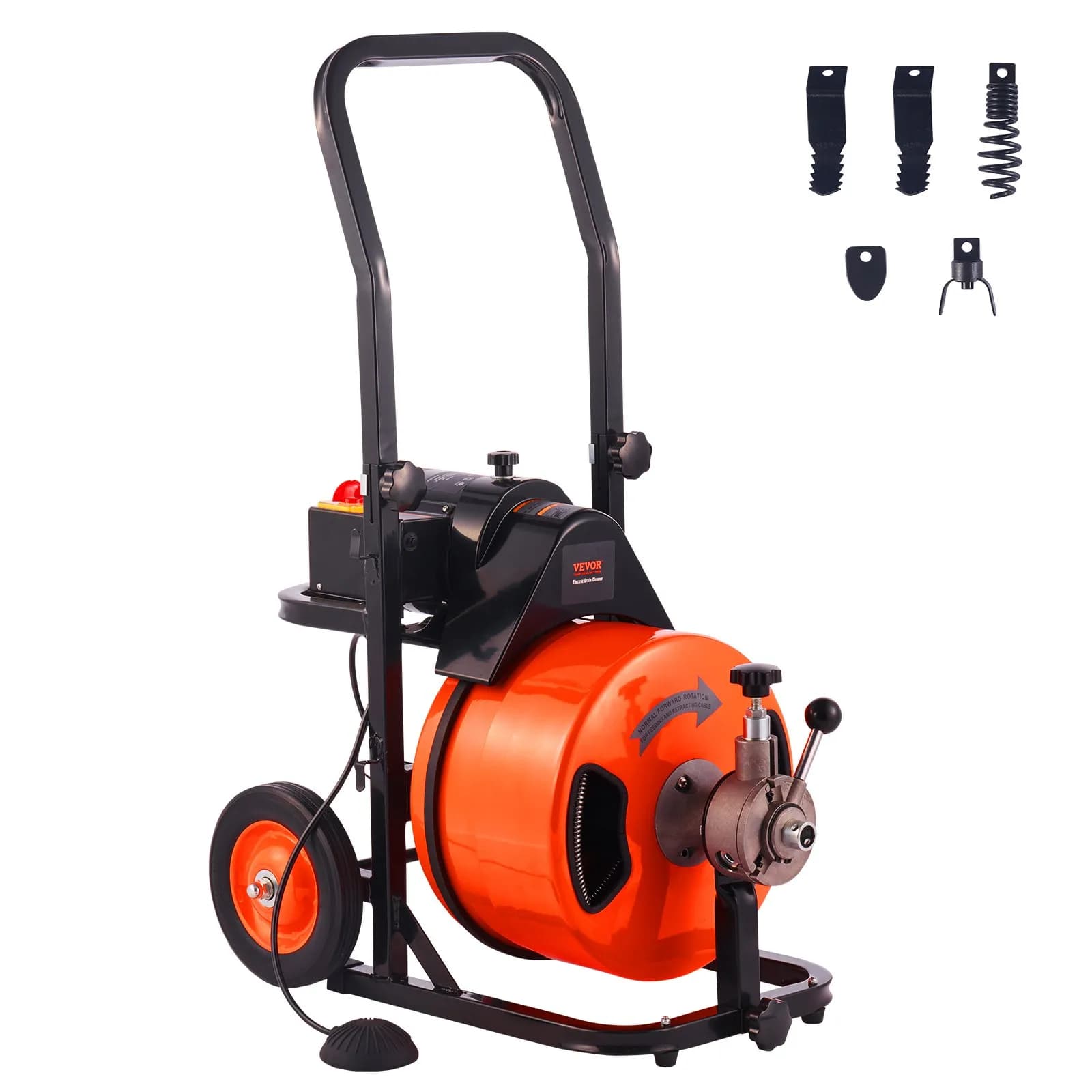 Електрическа машина за канали 30,5 м с автоматично подаване