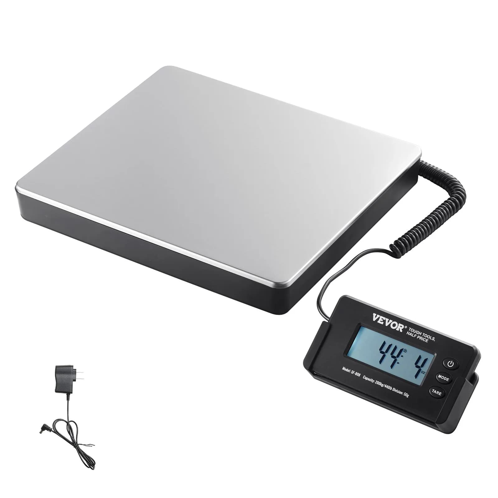 Пощенска платформена везна до 199,6 кг с LCD