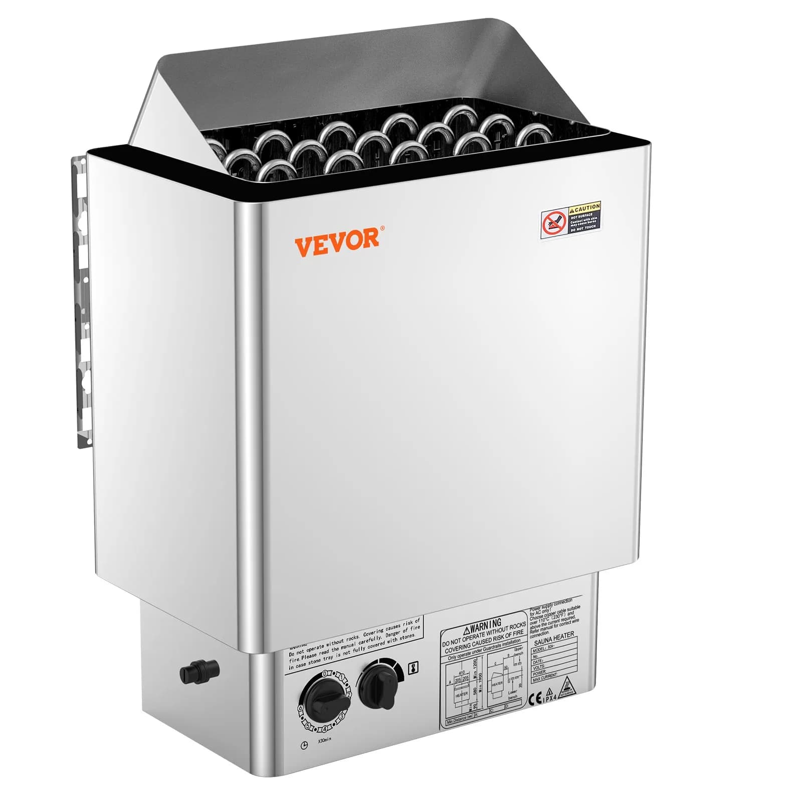 Нагревател за сауна с механични контроли, 8 kW