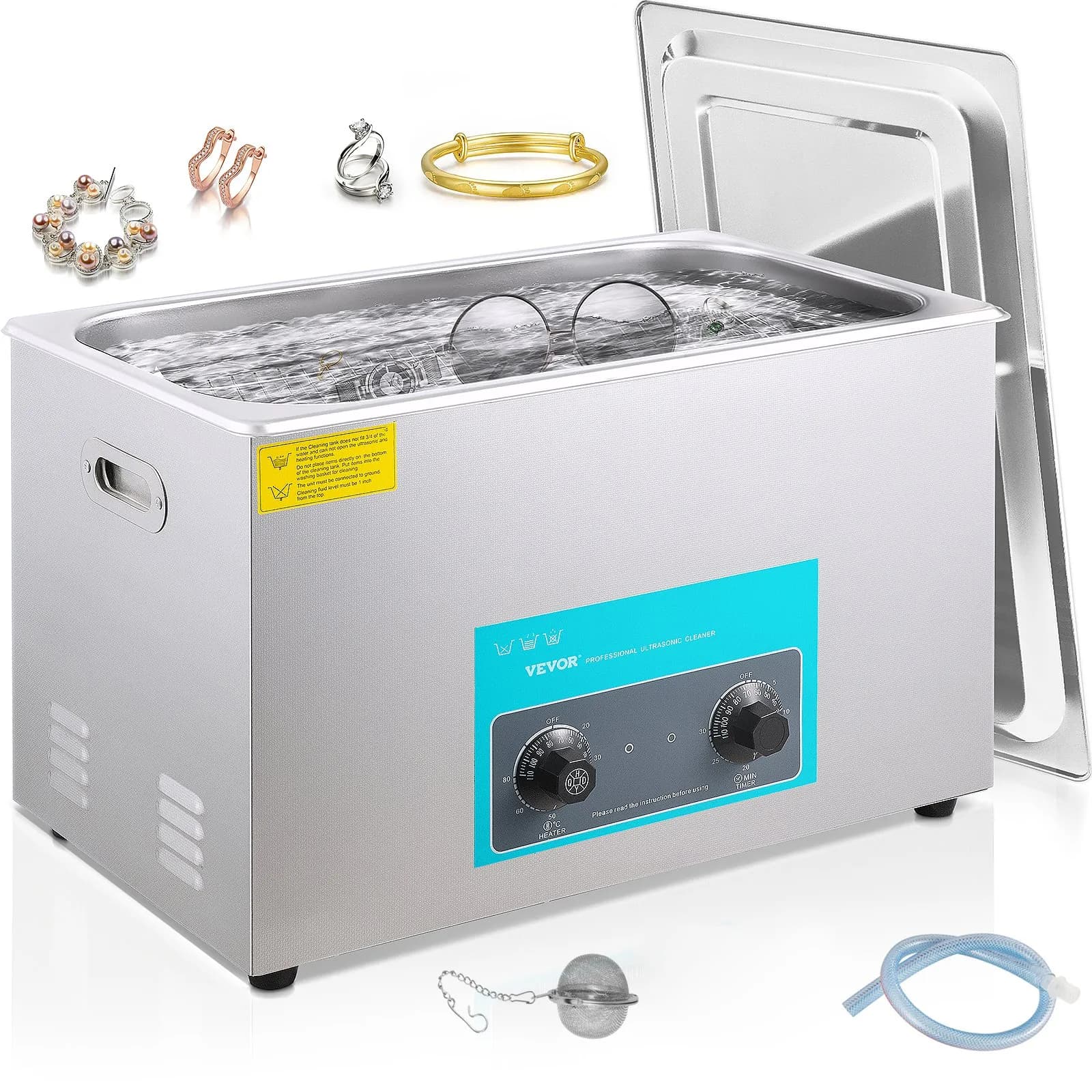 Ултразвуков почистващ уред – 30 л 40 KHz 600W мощност