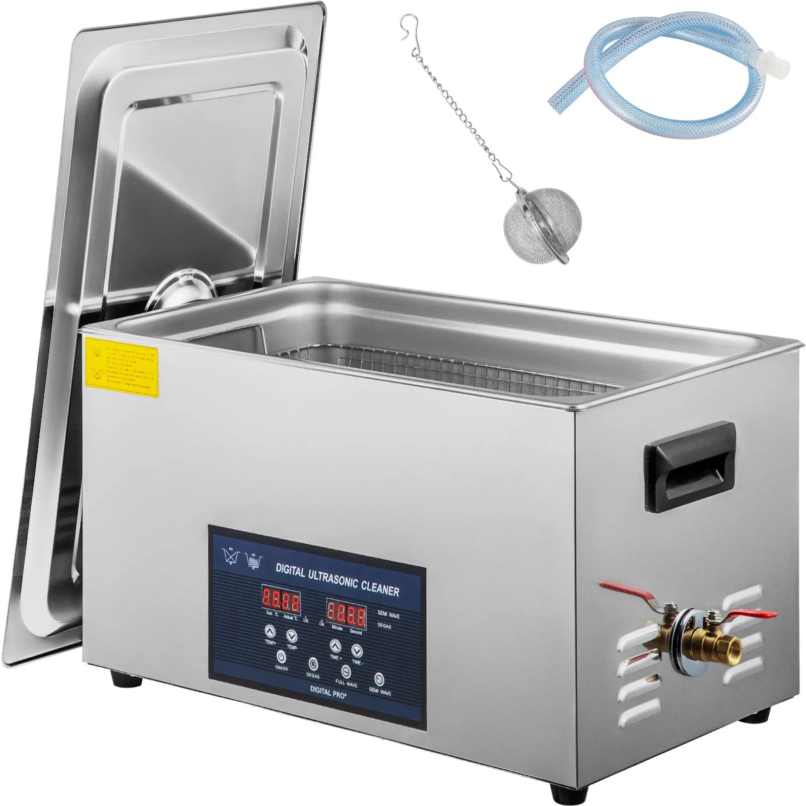 Ултразвукова почистваща вана 30 л, 28/40 kHz, 600 W, с нагревател