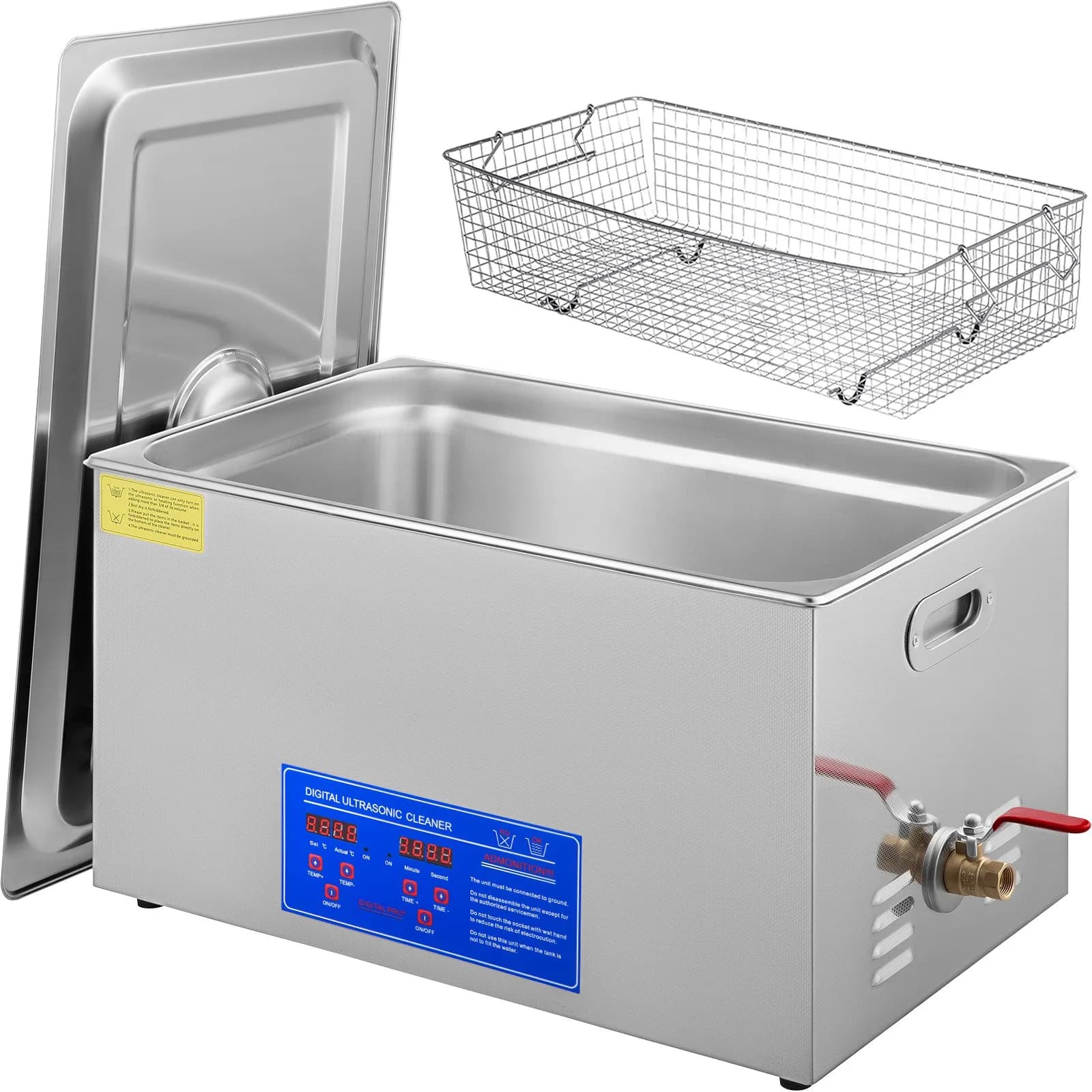 Ултразвукова вана 22 л, 480 W, нагревател 600 W