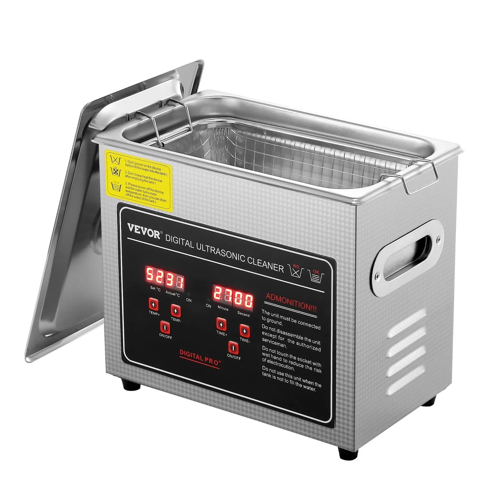 Ултразвукова вана 3 л, 120 W, нагревател 170 W