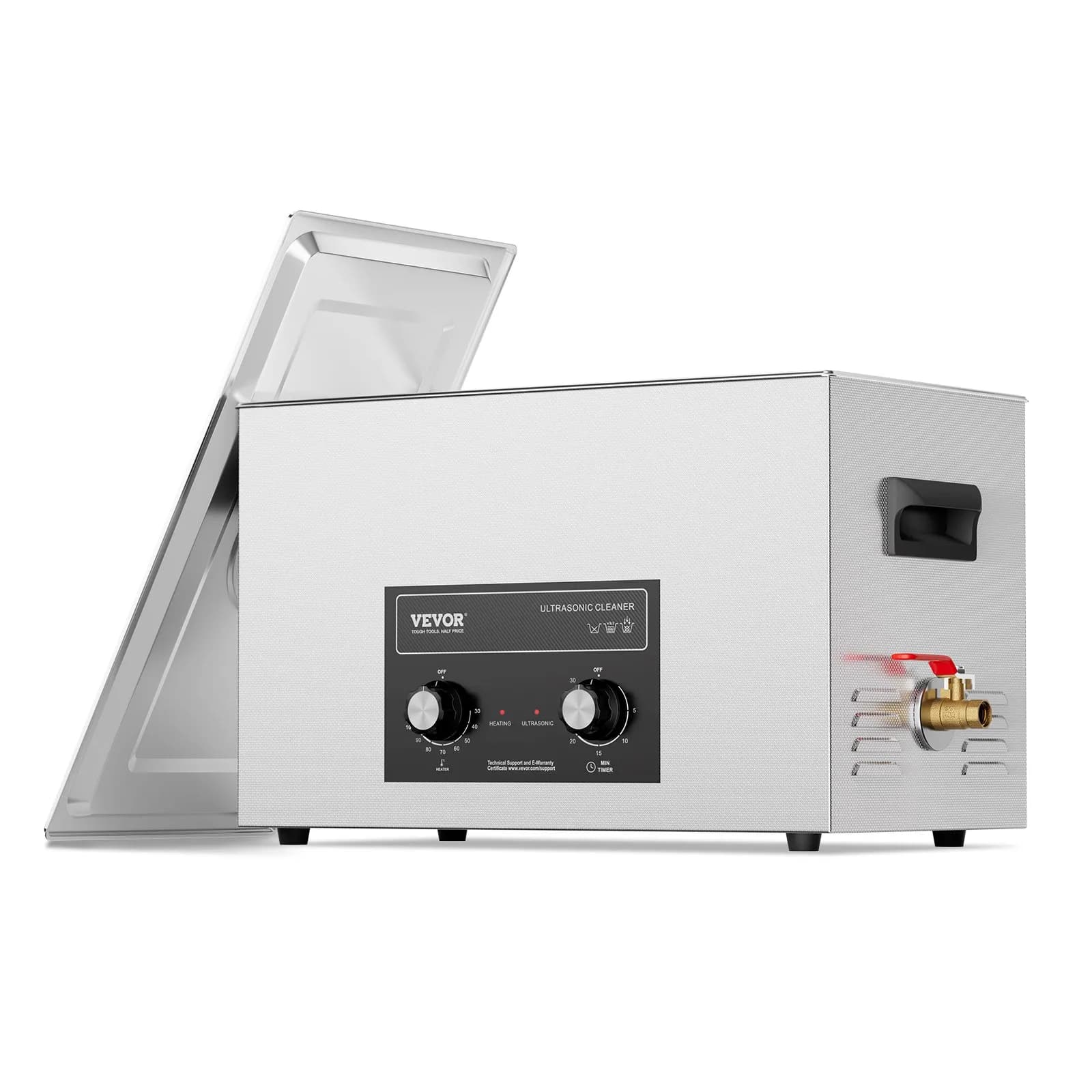 Ултразвукова вана 30 л, 40 kHz, 600 W, нагревател до 110 °C