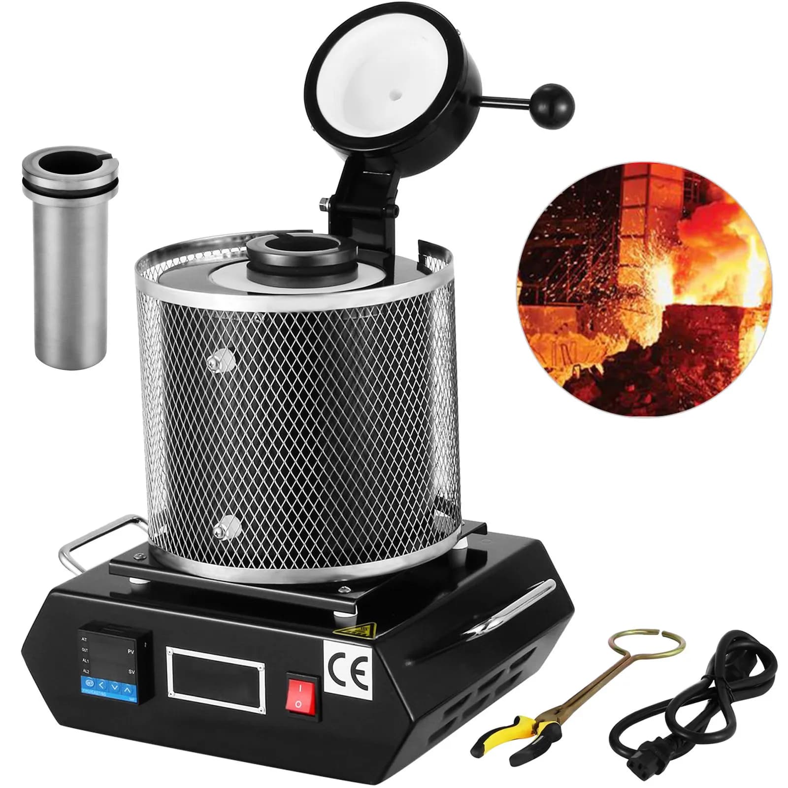 Настолна пещ-плавител 3 кг, 2 100 W, до 1 150 °C