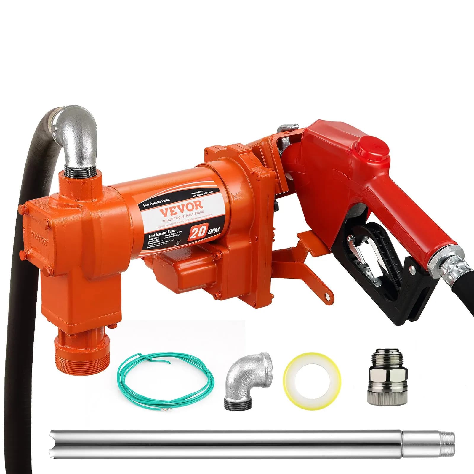 Електрическа помпа за пренос на гориво – 12V DC 75.7 L/мин 1/4 HP Взривозащитена