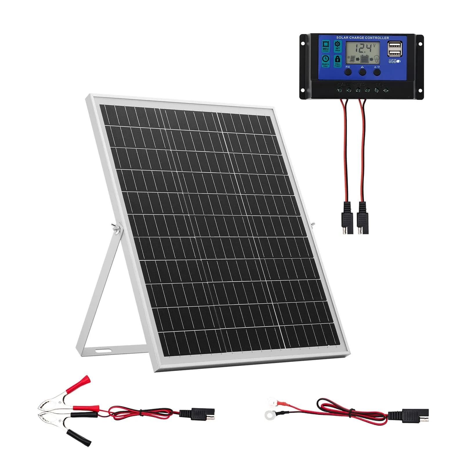 Соларен комплект – 25 W 12V с MPPT контролер