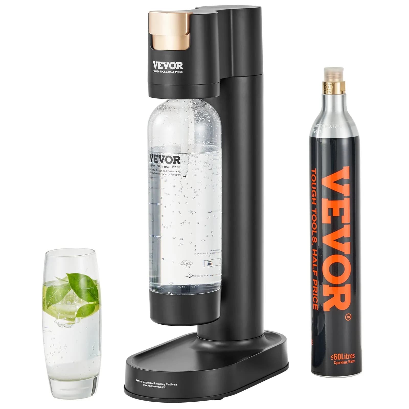Домашен уред за газиране на вода 1 л, Starter Kit