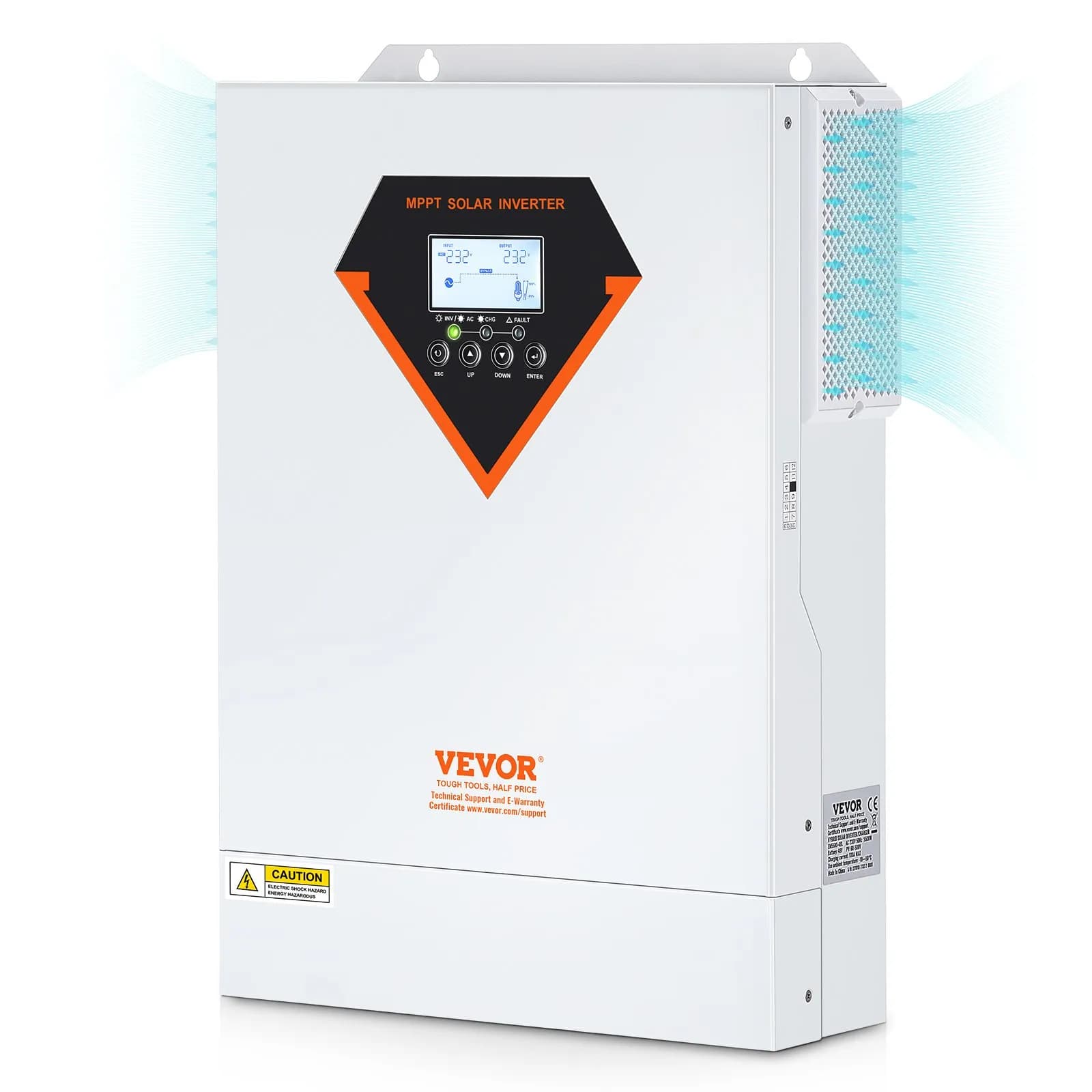 Хибриден соларен инвертор 5,5 kW, 48 V, MPPT 100 A