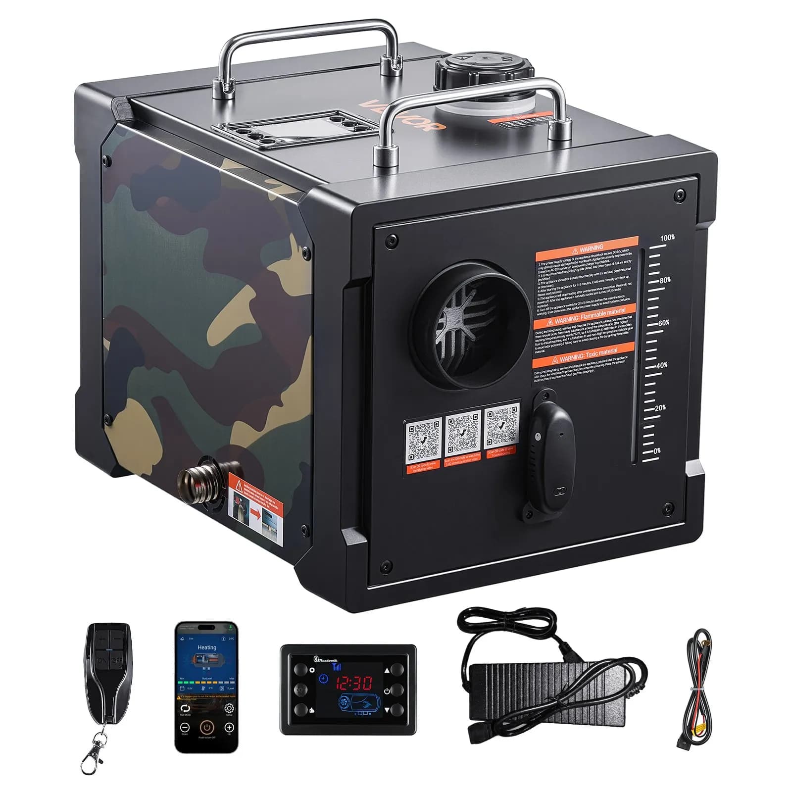 Дизелов отоплител 8 kW с Bluetooth и резервоар 7 л