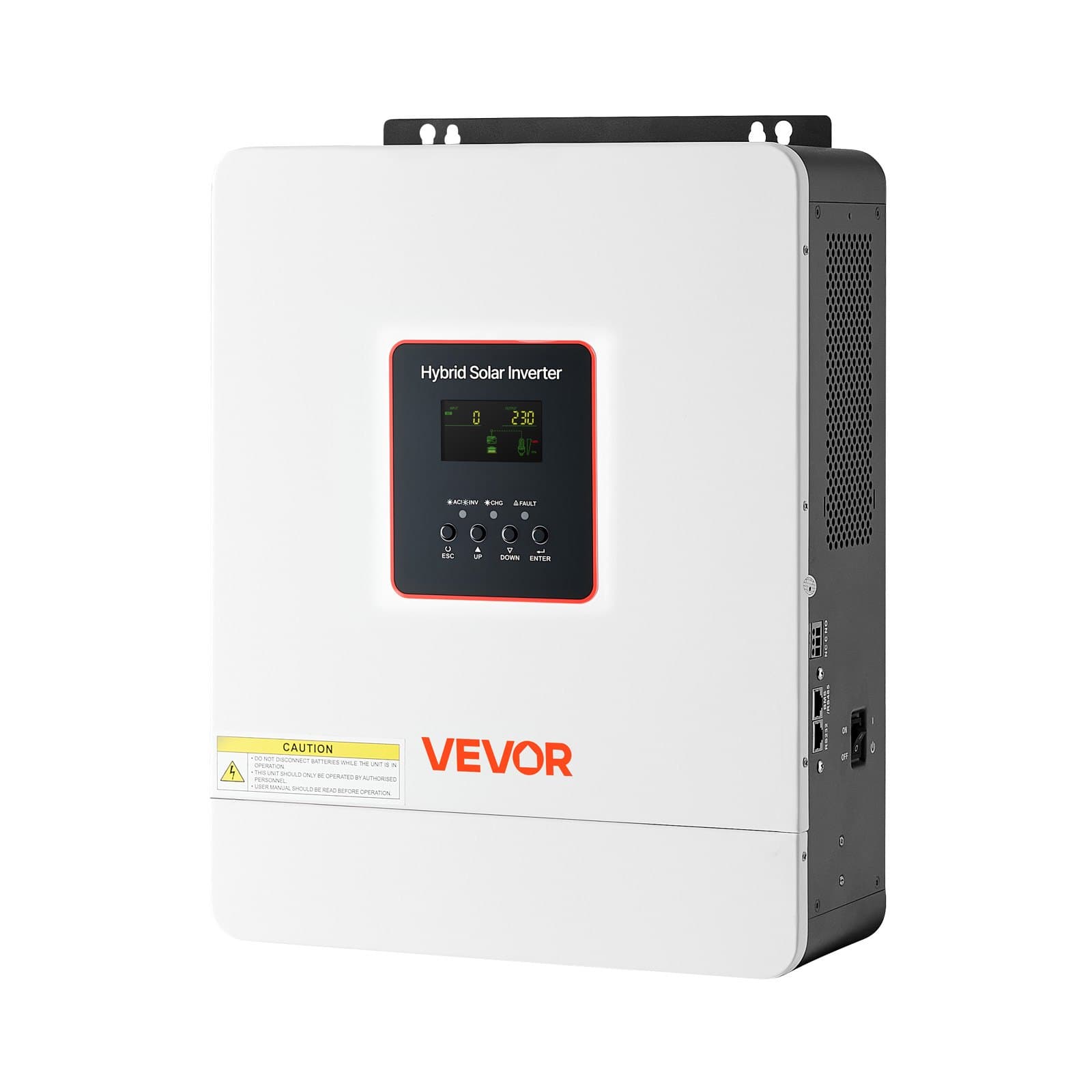 Хибриден соларен инвертор 4000W – 24V DC към 230V AC 120A MPPT и Wi-Fi