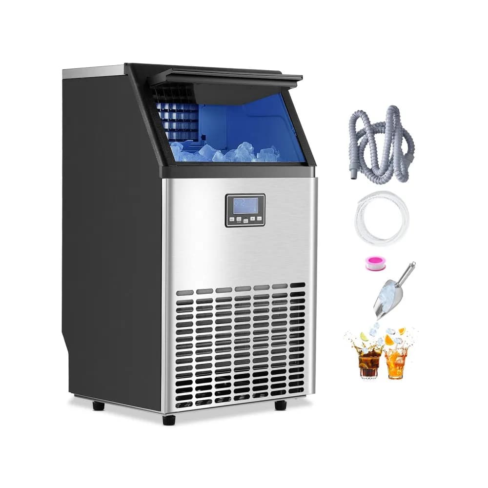 Ледогенератор 45 кг/ден, кош 15 кг, LCD