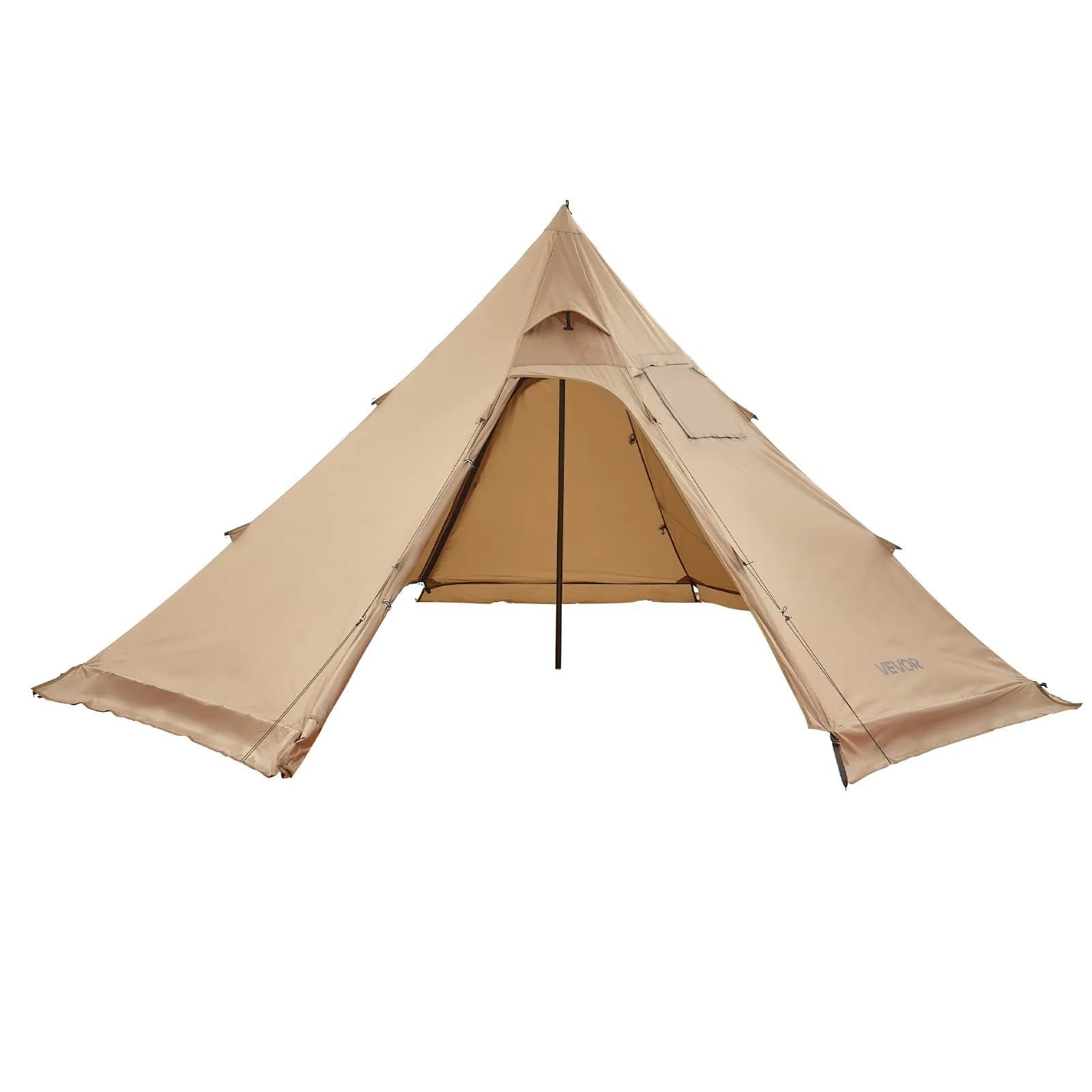 Зимна тийпи палатка за 4 души – преносима Hot Tent с отвор за печка