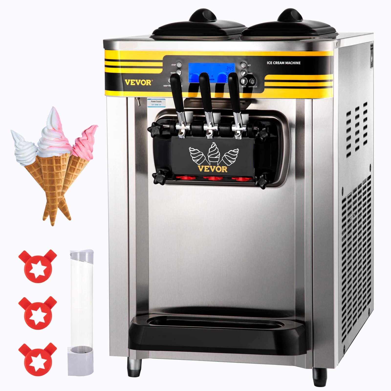 Настолна машина за мек сладолед 2350 W, 30 л/ч