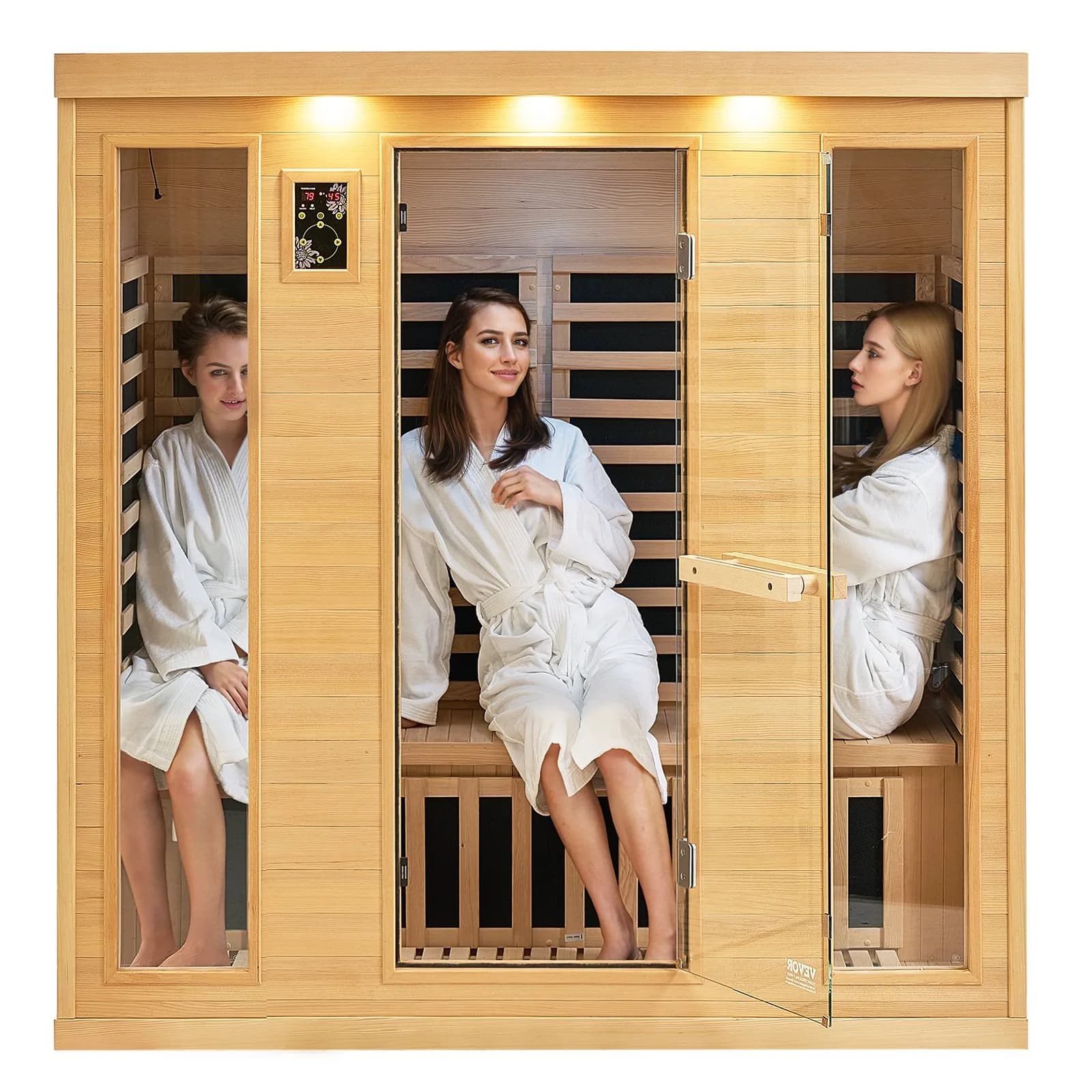 Инфрачервена сауна Hemlock за 3–4 души, 2580 W