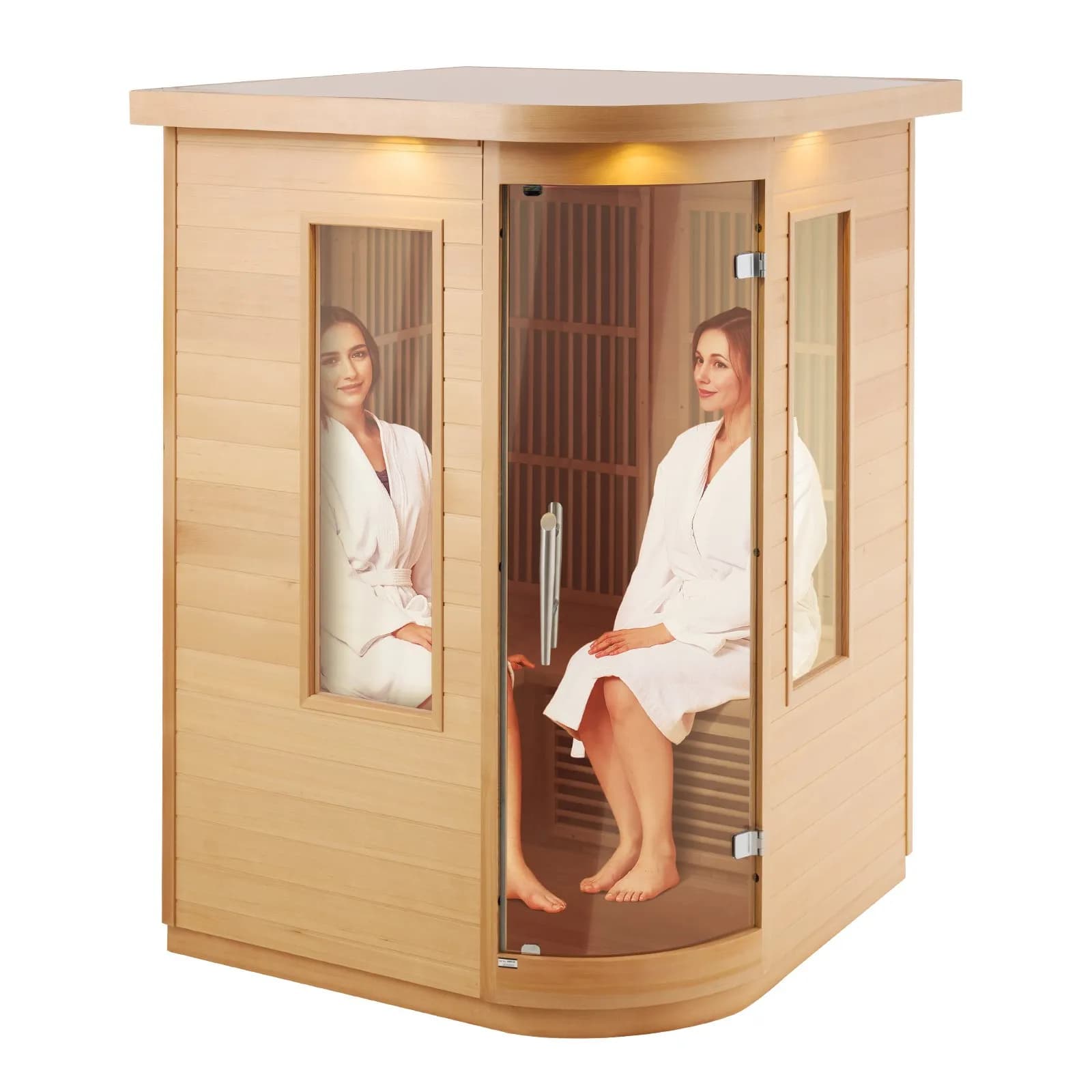 Двуместна инфрачервена сауна Hemlock, 1850 W