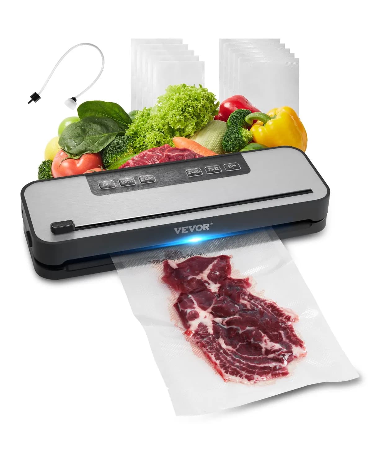Автоматична машина за вакуумиране 5-в-1 – 100W компактен Food Saver