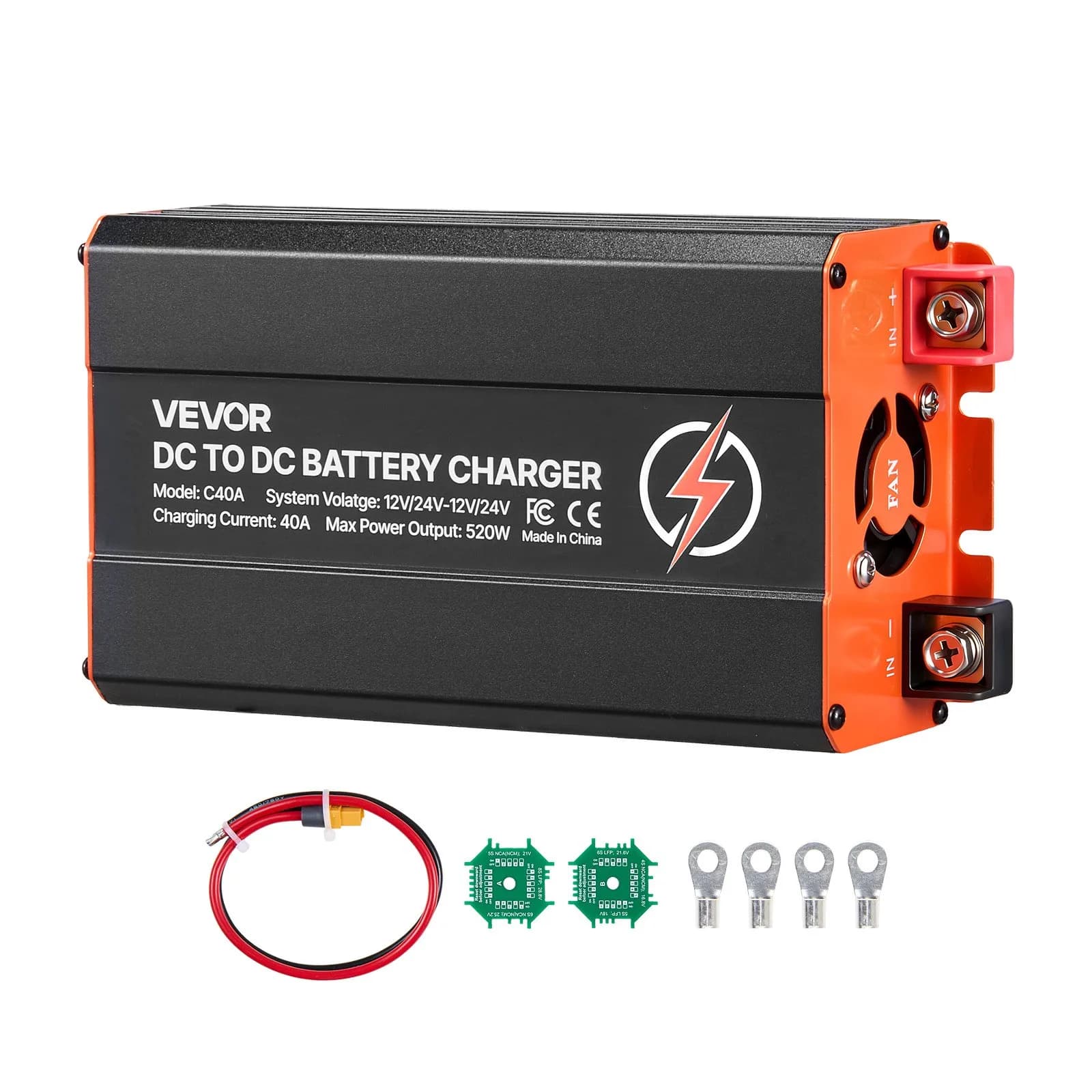 DC-DC зарядно за акумулатори 520 W / 40 A