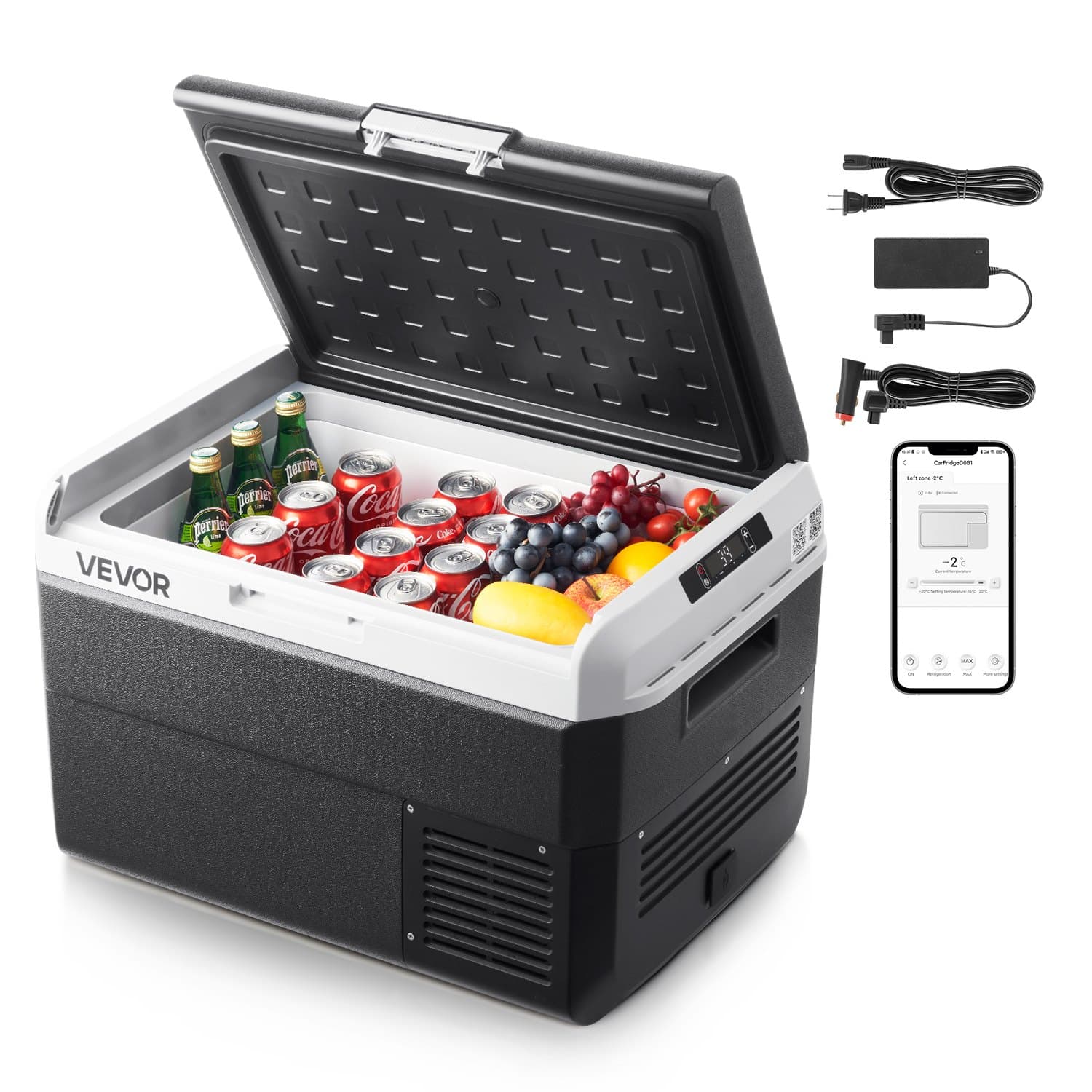 Преносим компресорен хладилник 50 л, 12/24 V и 220 V