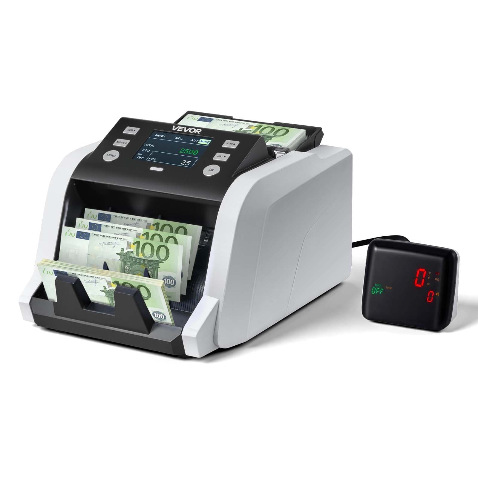 Брояч на смесени банкноти 1200 бр./мин, UV/MG/IR