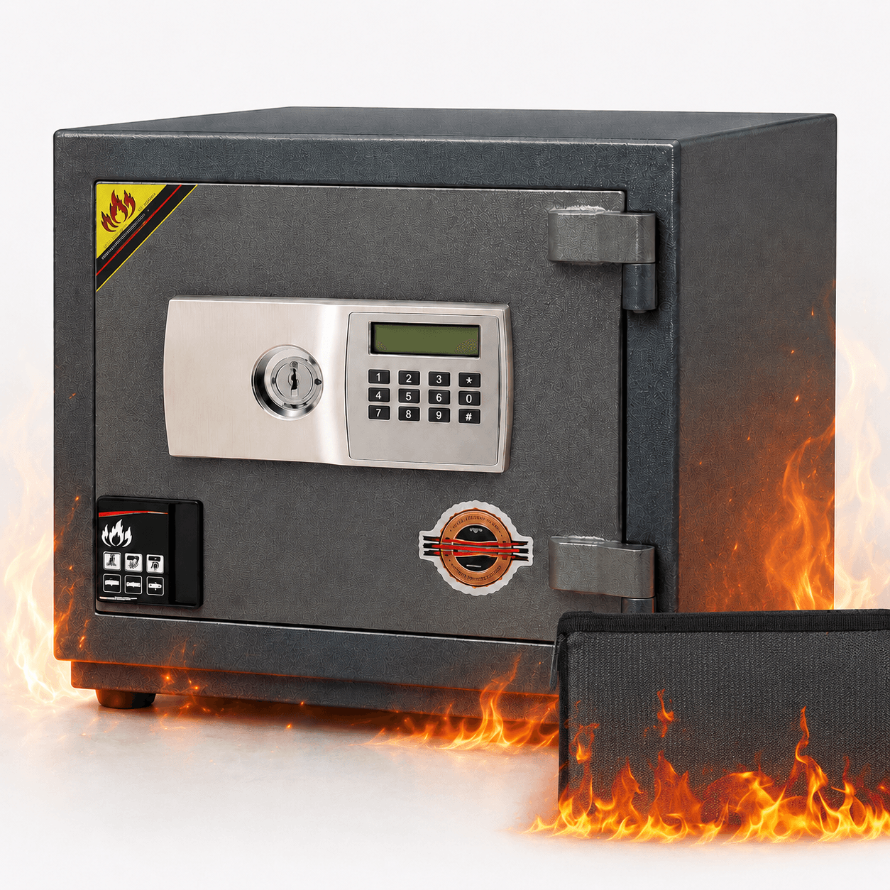 Пожароустойчив електронен сейф Pettex - ShieldGuard 320 – 62 л 45 кг