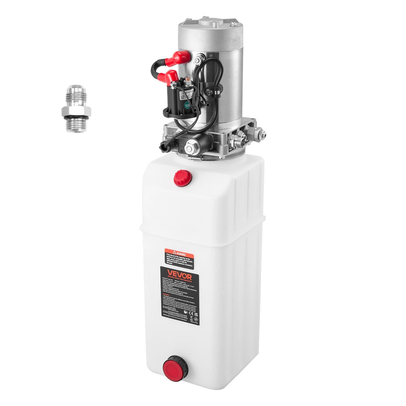Хидравлична помпена станция 7 6 л едностранно действие DC 12V 1 6 kW 22 MPa 3 4 л/мин