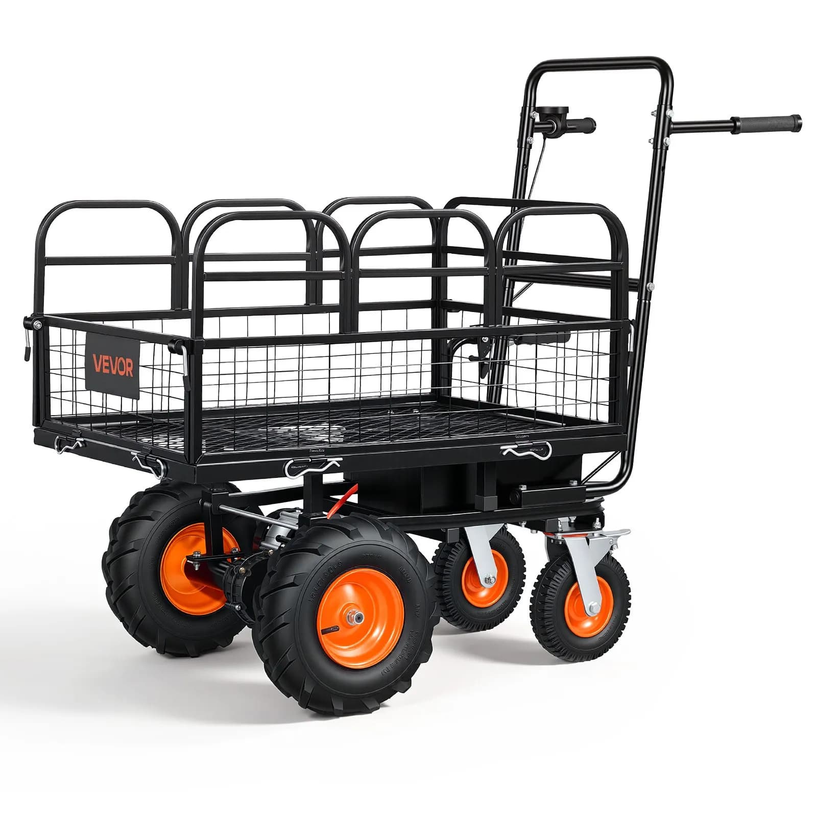 Електрическа градинска количка 500 W – 300 кг товароносимост 36V батерия